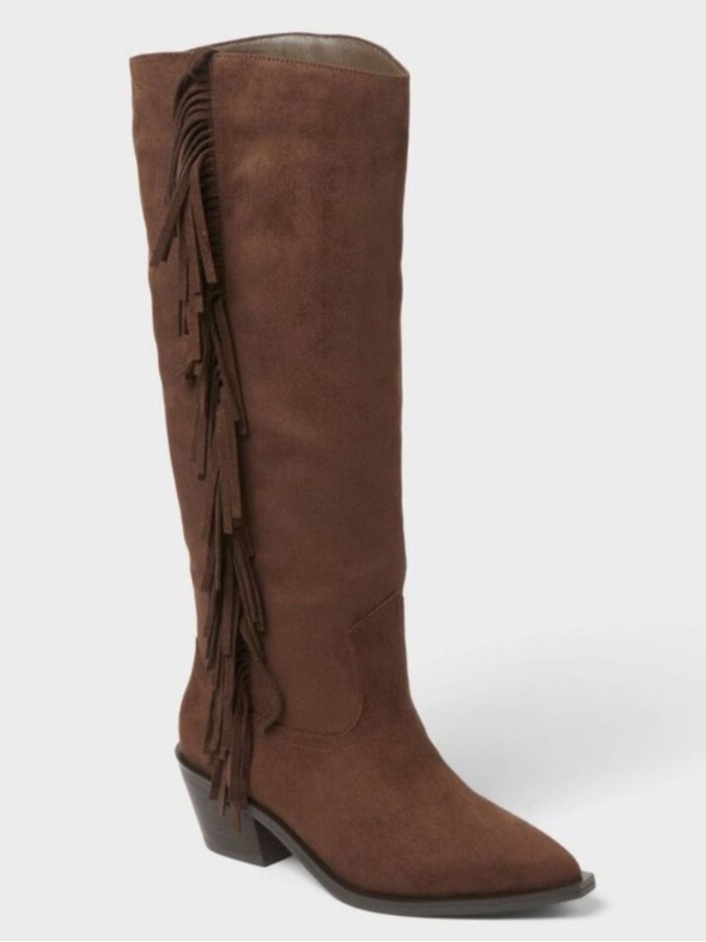 Tall Fringe Western Boots with Memory Foam Insole – Universal Thread